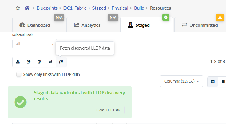 Fetch Discovered LLDP Data