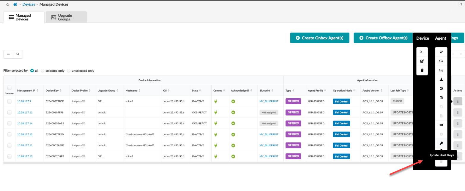 Upgrade OffBox Agent(s)