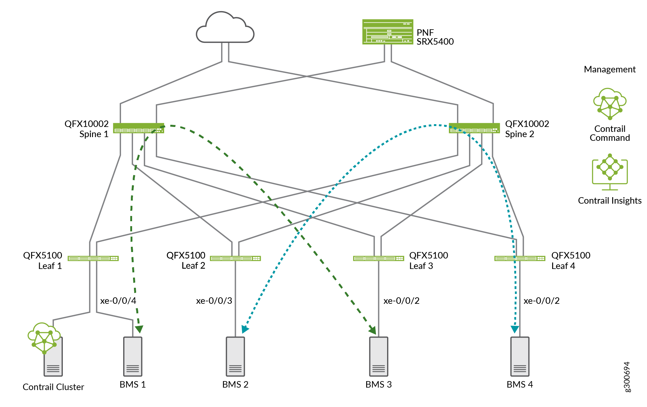 Green and Blue Virtual Networks