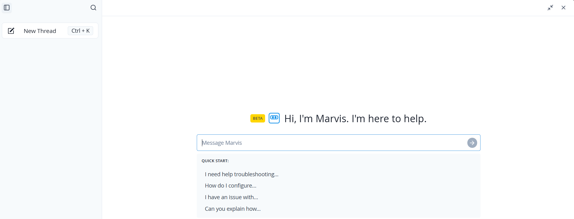 Marvis Interface