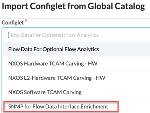 Import Configlet
