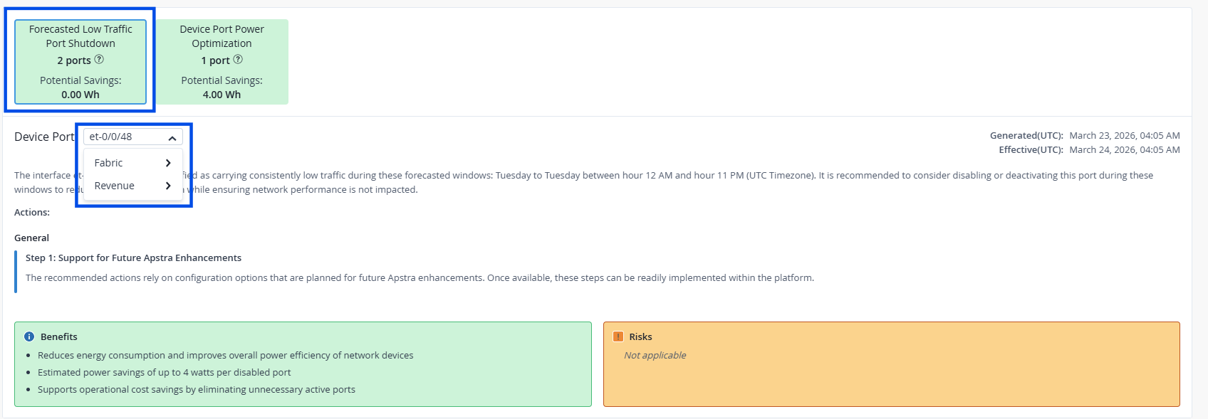 Sample Recommendation Card