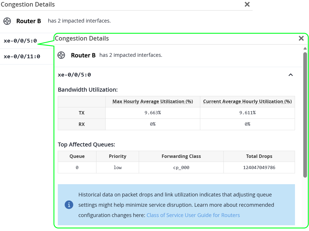Congestion: Packet Drops