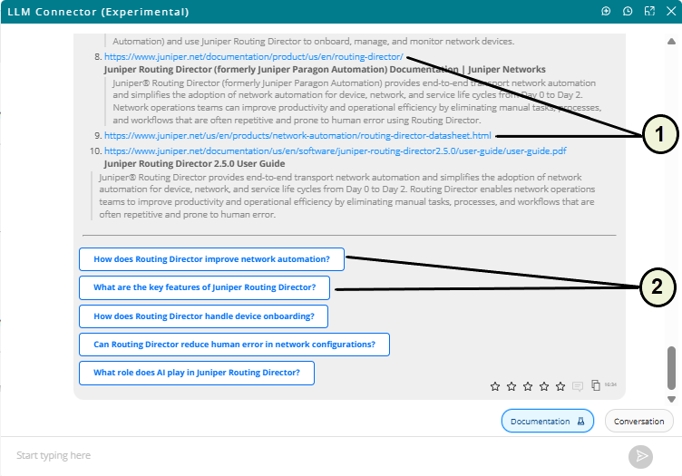 Citations and Related Queries in Documentation Mode