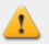 Yellow triangular warning sign with an exclamation mark indicating caution or potential hazard.