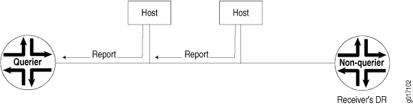 Reports Are Received by the Querier Routing Device