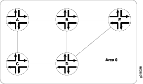Typical Single-Area OSPF Network Topology