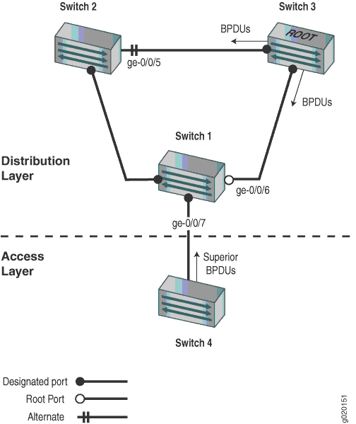 Network Topology for Root Protection