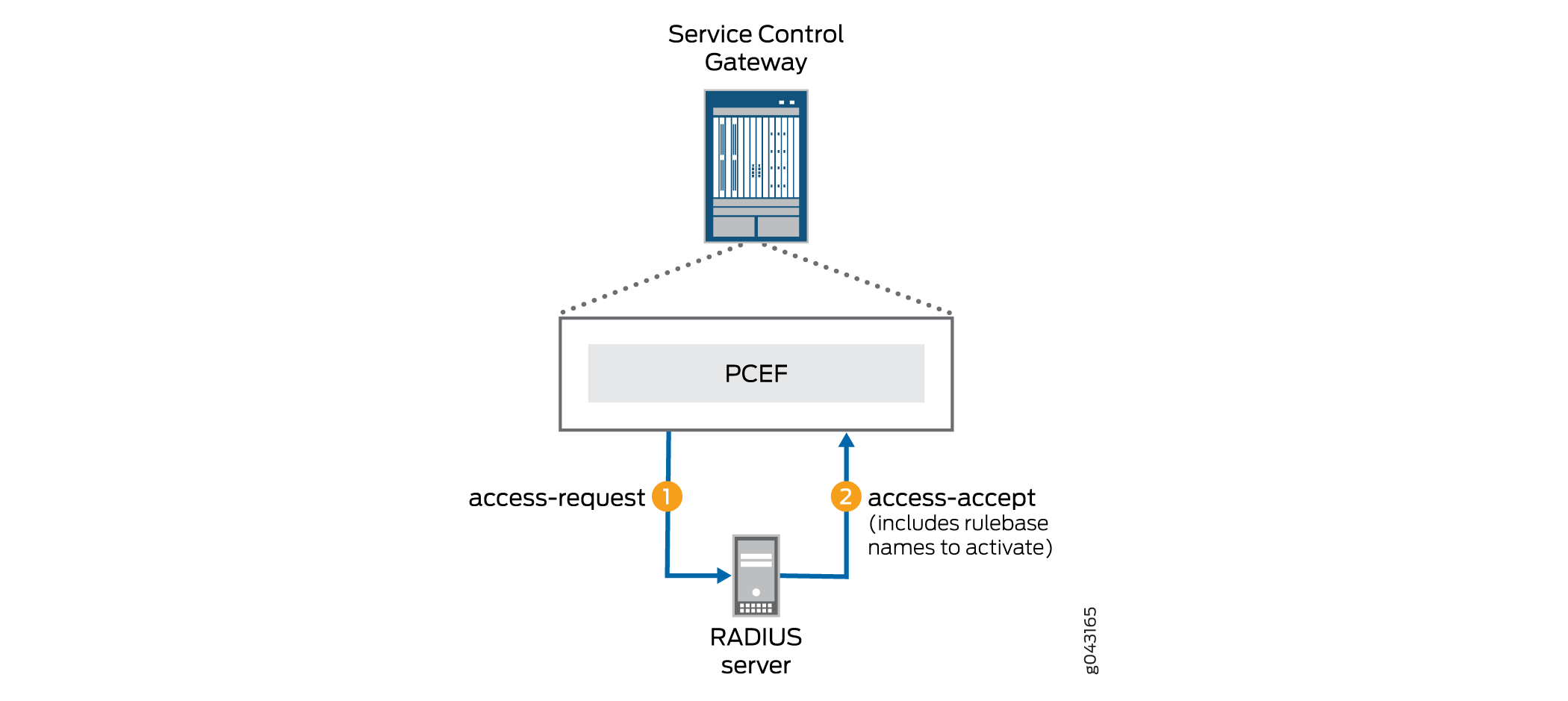 which assignment technique requires a radius server