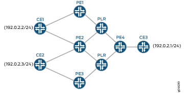 Sample Topology for Egress Protection