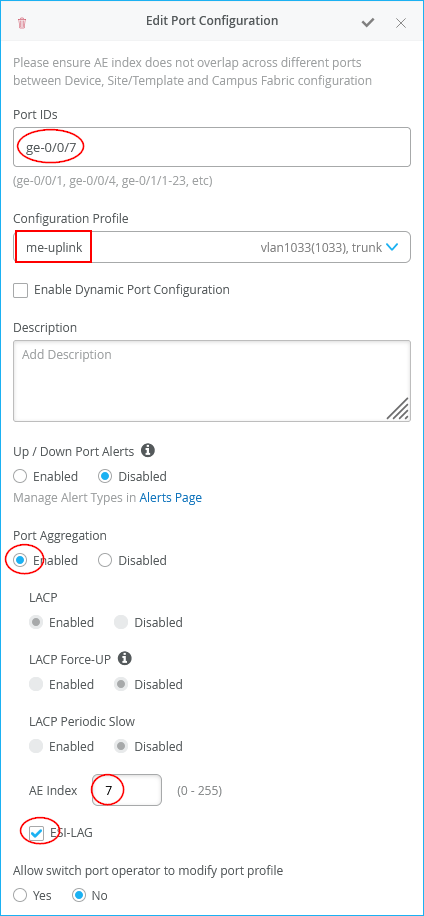 ESI-LAG for Mist-Edge Three