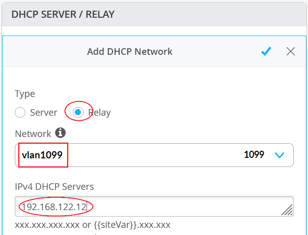 DHCP Relay Local Configuration