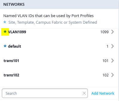 Local Networks on service block function