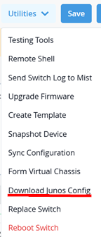 Download Junos Config