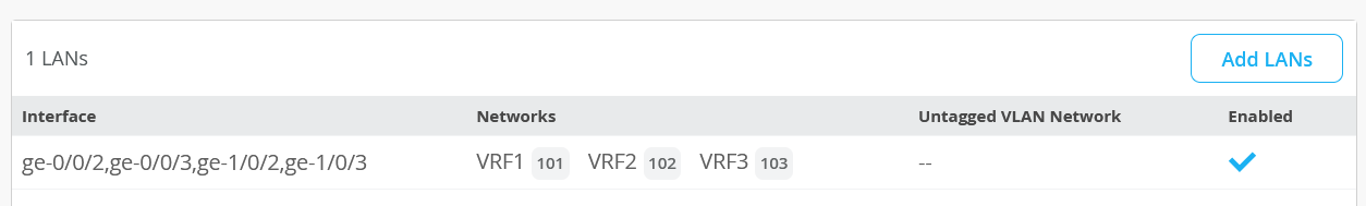 SSR HA-Cluster LAN-interface bonding