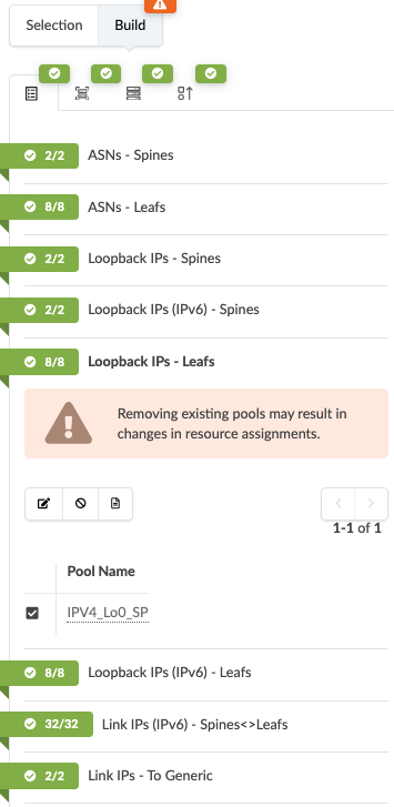 Figure 9: Assign IP Pool under Resources After Creating Blueprint