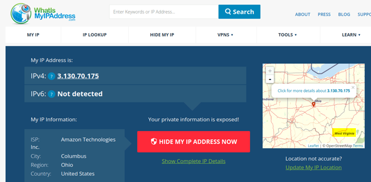 A screenshot of a computer Description automatically generated