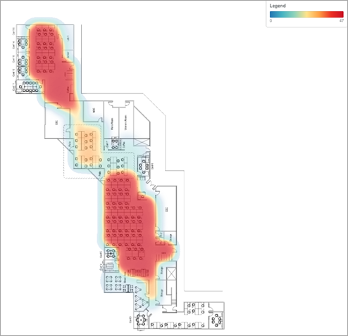 Example of Client Density visualization