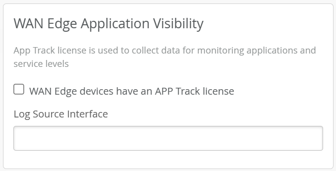 Enable Application Visibility