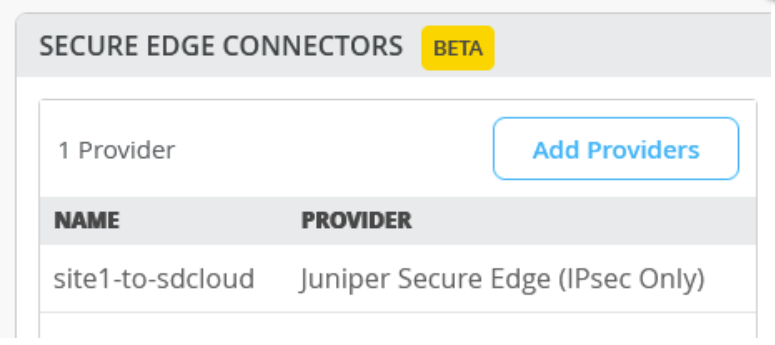 Secure Edge Connector Configuration