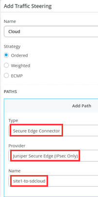 Add Traffic-Steering Options for Secure Edge