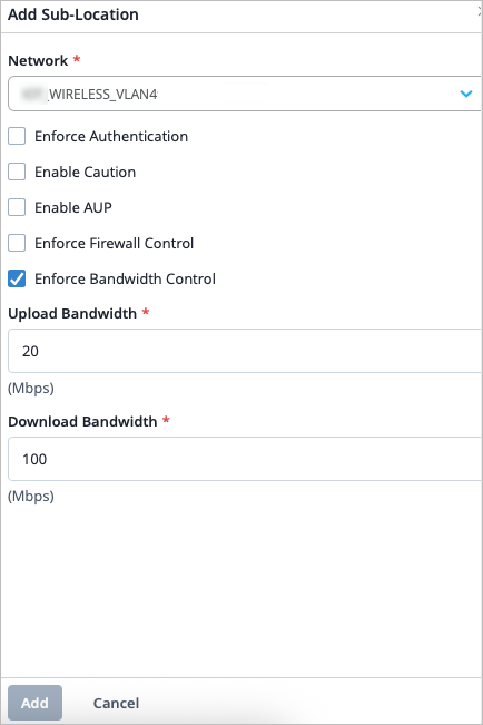 Sub-Locations Settings