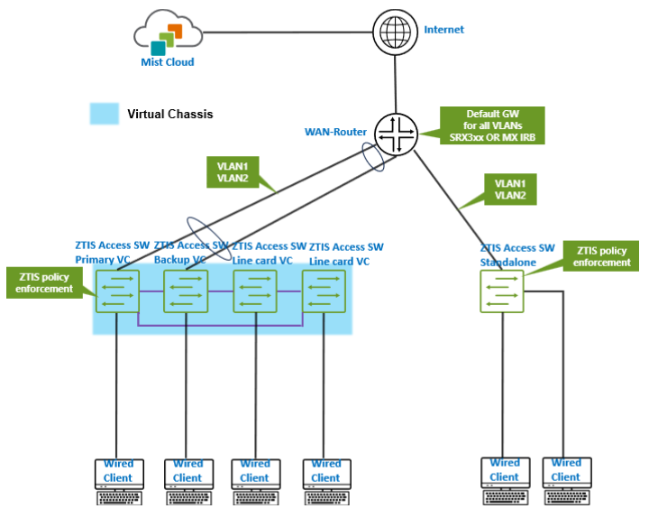 ZTIS Branch Without Distribution Switch