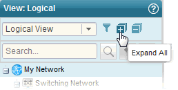 Expanding or Collapsing Nodes in the Network Tree