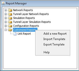 Exporting/Importing a Customized Report Template