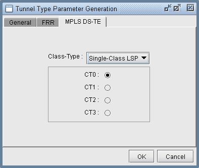 Assigning Class Type to a Single-cCass LSP
