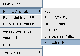 Network > Path & Capacity > Equivalent Path
