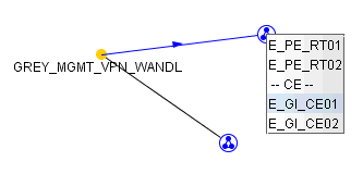VPN Path Tracing in Import/Export Relations View