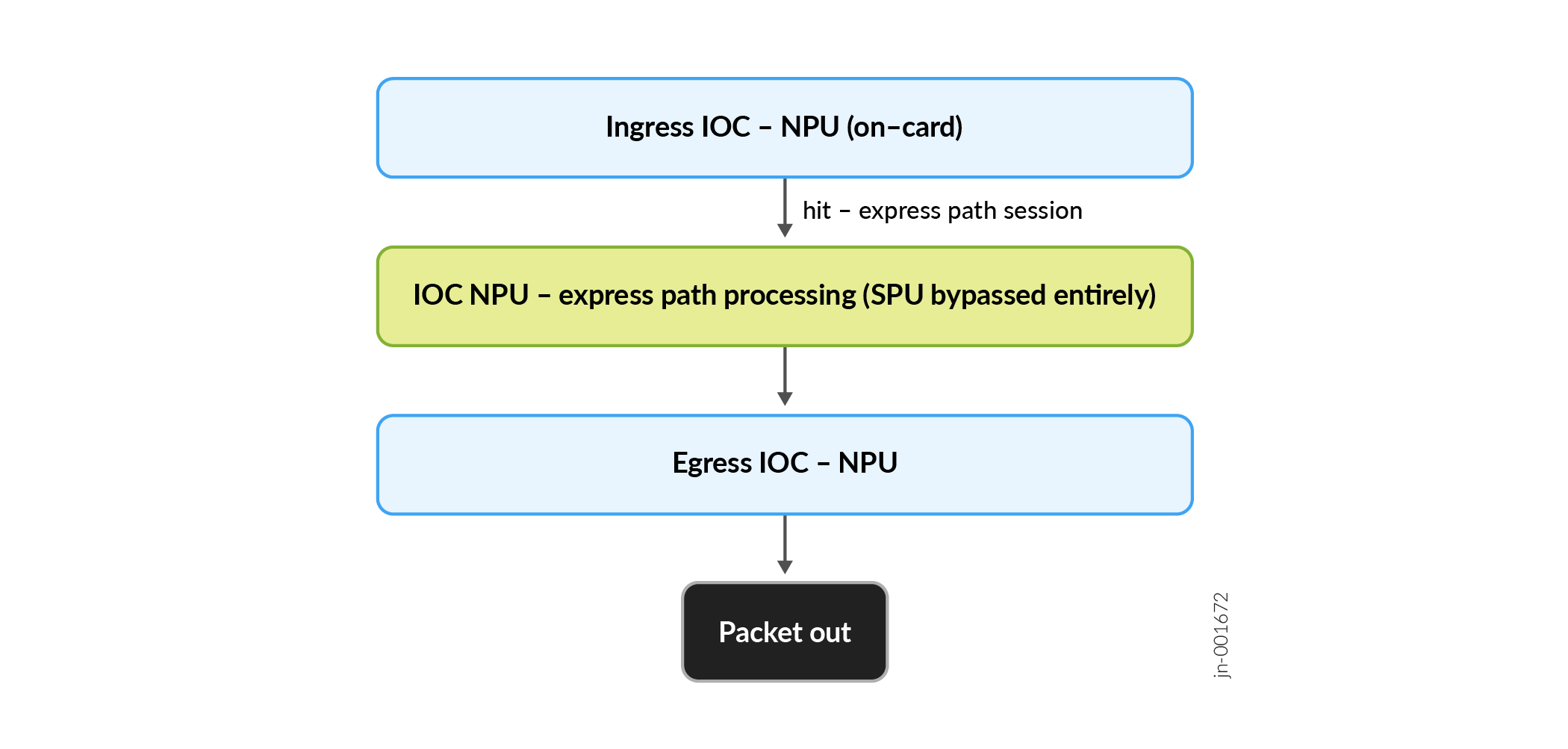 Express Path Packet Processing (IOC‑based)