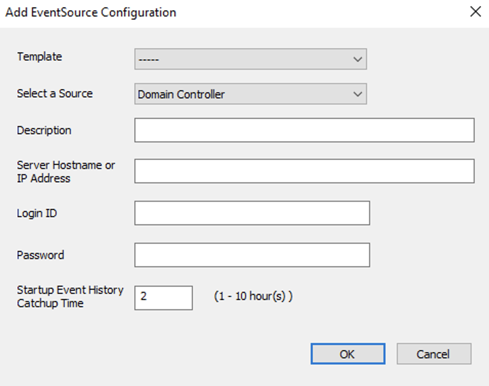 Add EventSource Configuration Page