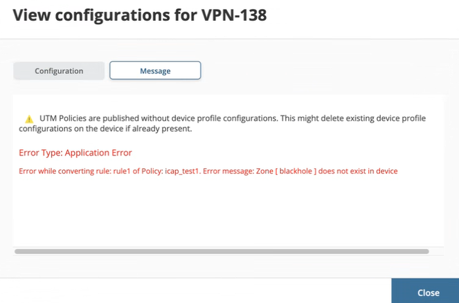 Error Message