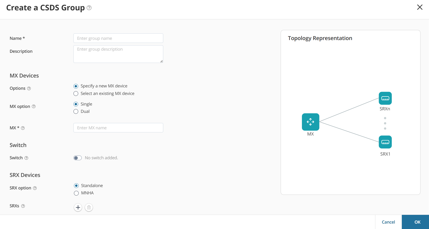 Create CSDS Groups