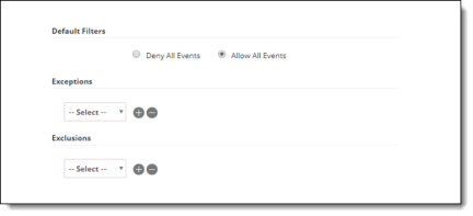 Event Filer Example Applying event filtering to onboarded cloud applications