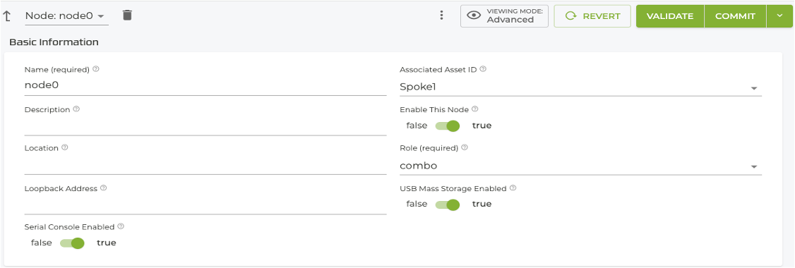 Node Asset ID