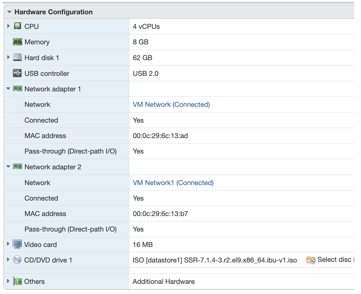 Mac Addresses