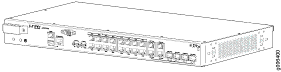 Front View of the ACX1000 Router