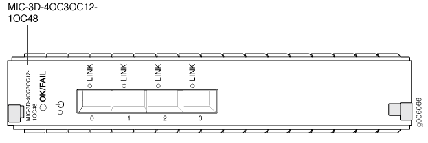 4-Port SONET/SDH OC3/STM1 (Multi-Rate) MIC with SFP