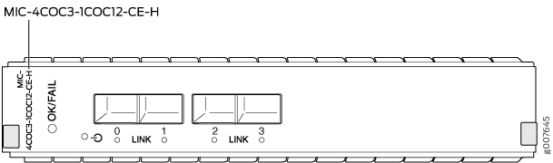 Channelized OC3/STM1 (Multi-Rate) Circuit Emulation MIC with SFP (H)