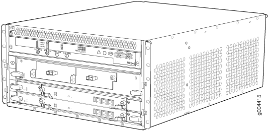 FPC Installed in the MX240 Router Chassis