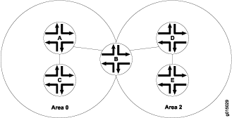 Typical Multiarea OSPF Network Topology