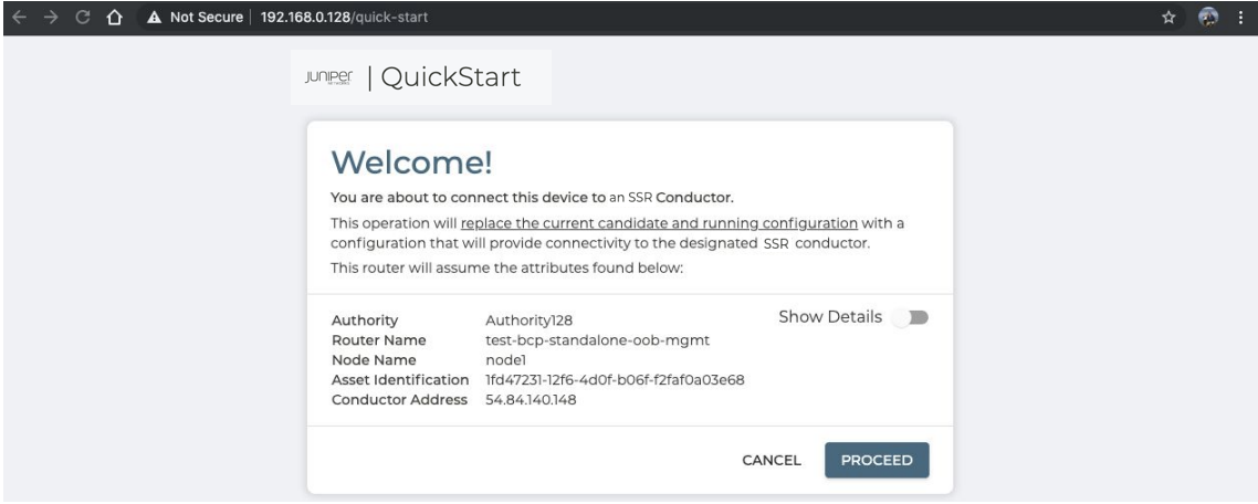 QuickStart File Accepted