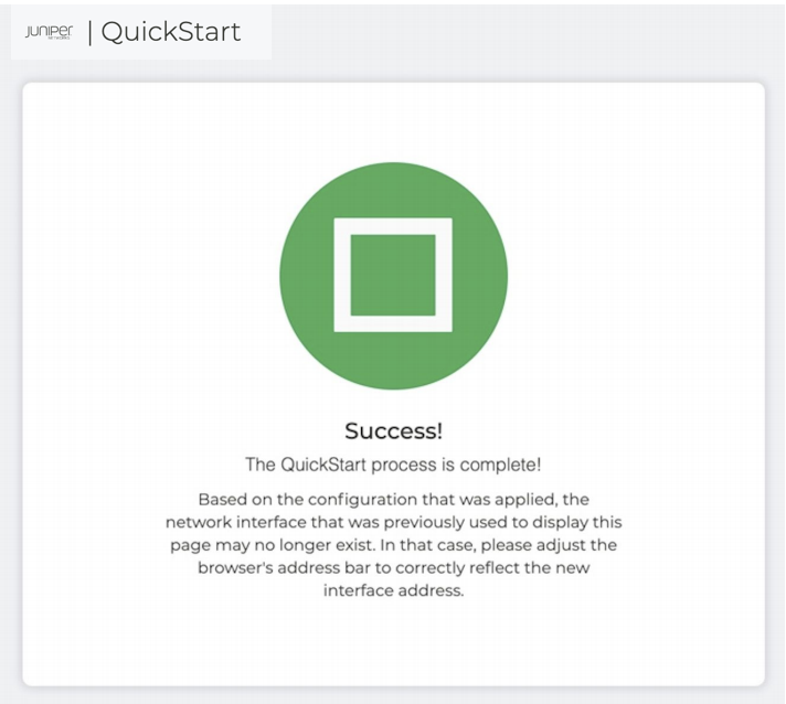 QuickStart Success