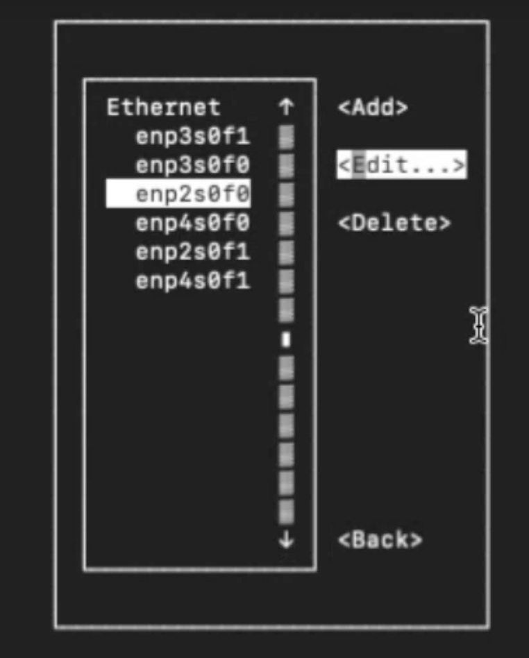 Configure the Ethernet port